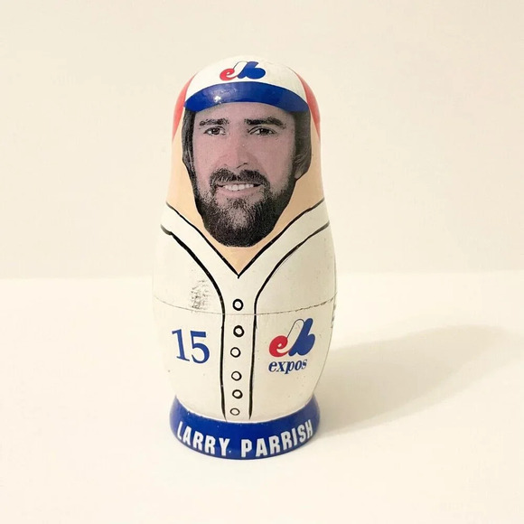 Babooshkah Nesting Doll  Montreal Expos Larry Parrish 5 Piece Set - Picture 11 of 16
